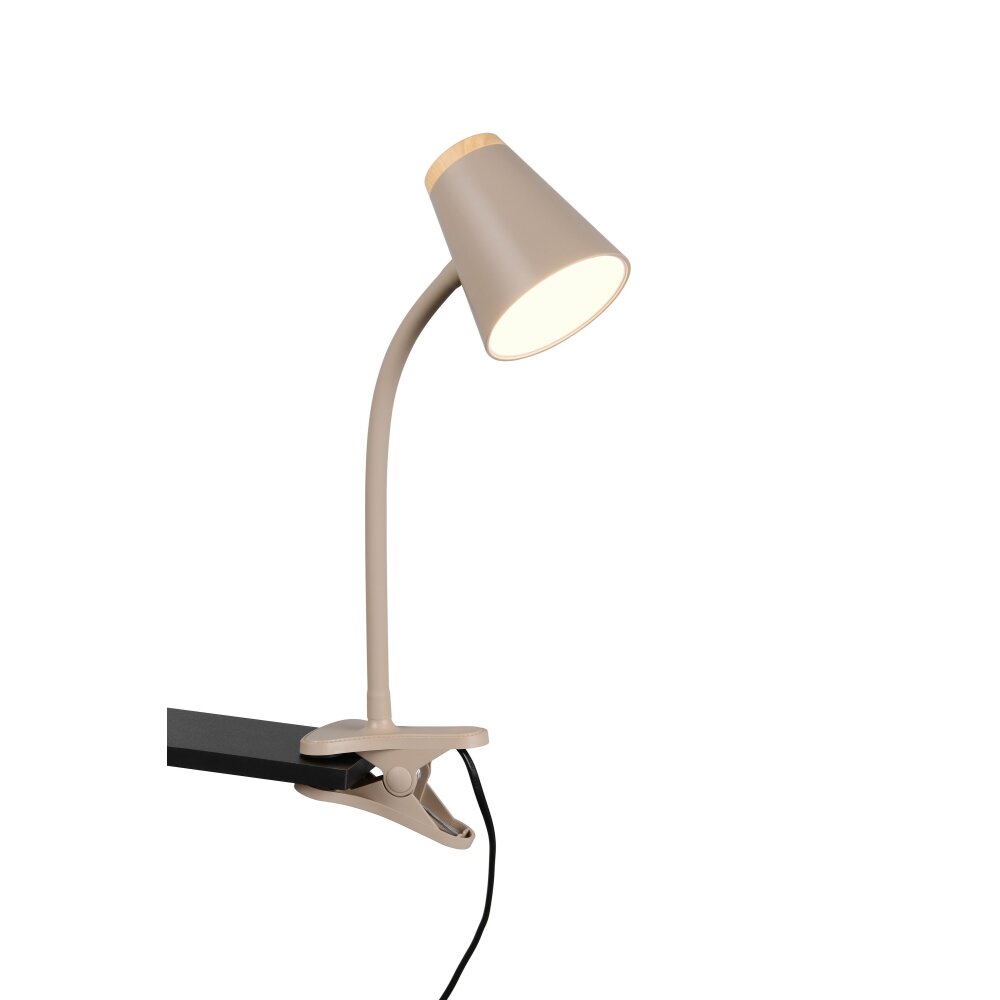 Pongo Lampe à clip Luminaires Reality LED Beige, 1 lumière main product photo