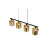 Jason Suspension Luminaires Reality Or, 4 lumières