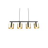 Jason Suspension Luminaires Reality Or, 4 lumières