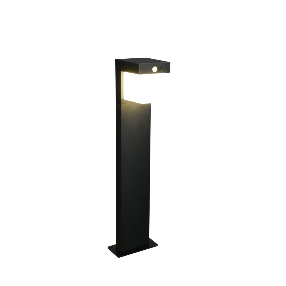 COLOMBO Lampadaire d\'extérieur Luminaires Reality LED Noir, 1 lumière, Détecteur de mouvement main product photo