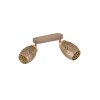 Bidar Spot de plafond Luminaires Reality Brun, 2 lumières