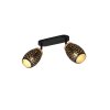 Bidar Spot de plafond Luminaires Reality Noir doré, 2 lumières