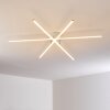 Plafonnier Tornio LED Nickel mat, Blanc, 3 lumières