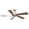 Modesto Ventilateur de plafond lumineux Luminaires Globo Lighting LED Gris, 1 lumière, Télécommandes