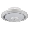 Shelly Ventilateur de plafond lumineux Luminaires Globo Lighting LED Blanc, 1 lumière, Télécommandes