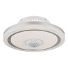 Shelly Ventilateur de plafond lumineux Luminaires Globo Lighting LED Blanc, 1 lumière, Télécommandes