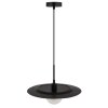 Riga Suspension Luminaires Globo Lighting Noir, 1 lumière
