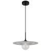 Riga Suspension Luminaires Globo Lighting Noir, 1 lumière