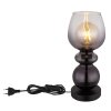 Clarity Lampe à poser Luminaires Globo Lighting Noir, 1 lumière