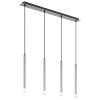 Ryan Suspension Luminaires Globo Lighting Nickel mat, 4 lumières