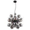 Udo Suspension Luminaires Globo Lighting Noir, 4 lumières