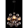 Udo Suspension Luminaires Globo Lighting Noir, 4 lumières