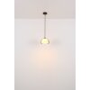 Avila Suspension Luminaires Globo Lighting LED Chrome, Noir, 1 lumière, Télécommandes