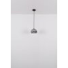 Avila Suspension Luminaires Globo Lighting LED Chrome, Noir, 1 lumière, Télécommandes