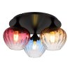 Sander Plafonnier Luminaires Globo Lighting Noir, 3 lumières