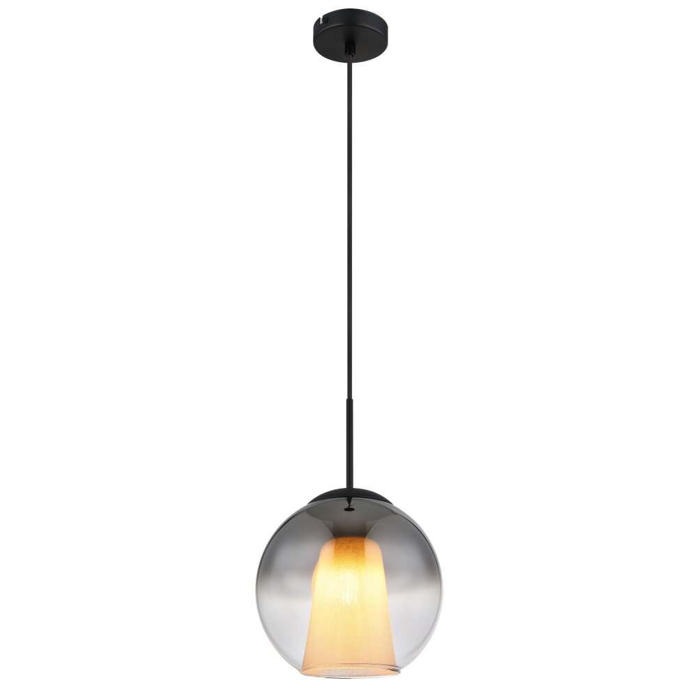 Barry Suspension Luminaires Globo Lighting Noir, 1 lumière main product photo