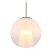 Barry Suspension Luminaires Globo Lighting Chrome, Nickel mat, 1 lumière