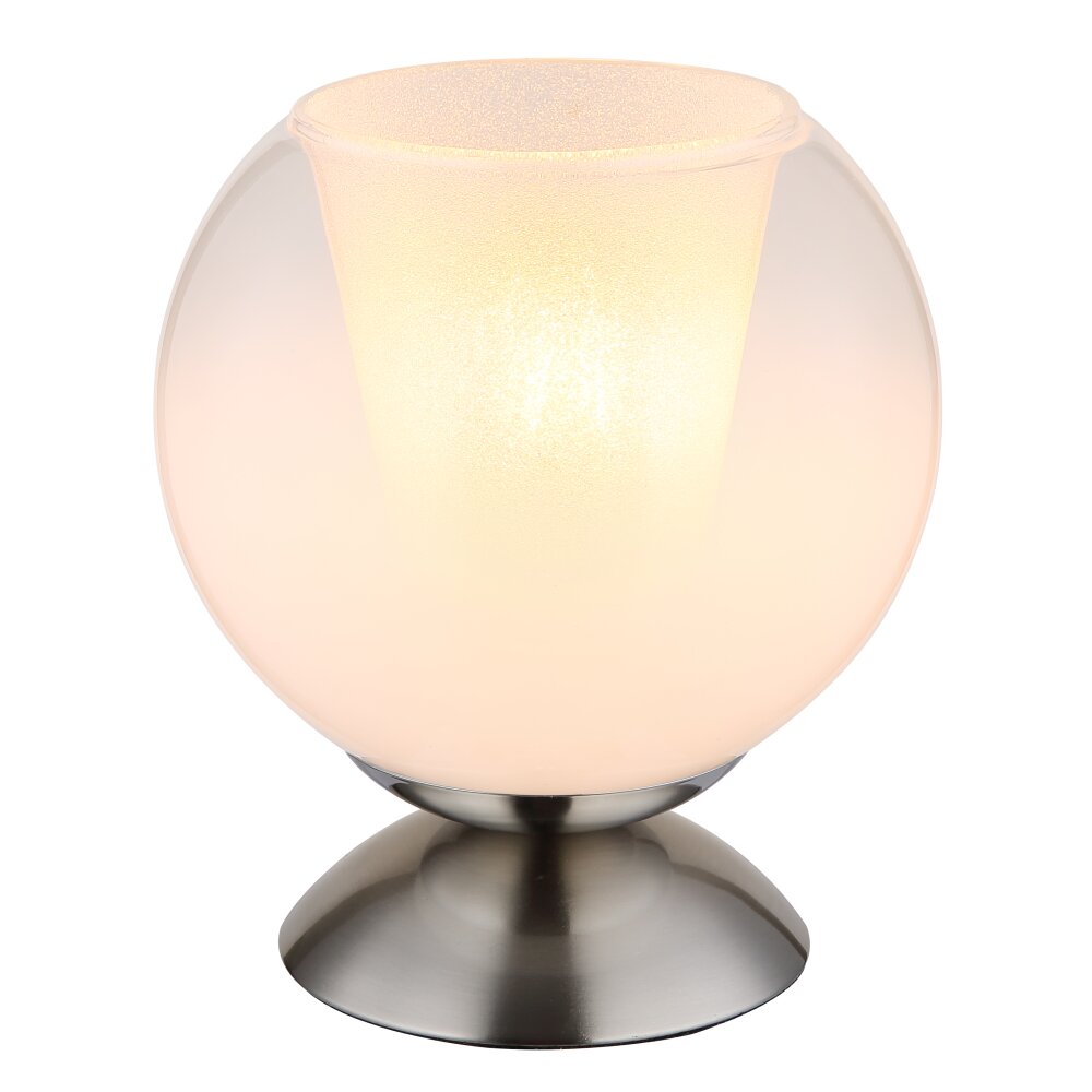 Barry Lampe à poser Luminaires Globo Lighting Chrome, Nickel mat, 1 lumière main product photo