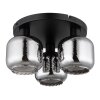 Xia Plafonnier Luminaires Globo Lighting Noir, 3 lumières