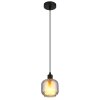 Xia Suspension Luminaires Globo Lighting Noir, 1 lumière