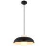 Lowe Suspension Luminaires Globo Lighting Noir, 1 lumière