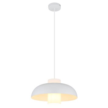 Lowe Suspension Luminaires Globo Lighting Blanc, 1 lumière