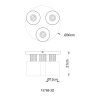 Aleidis Plafonnier Luminaires Globo Lighting Brun foncé, Noir, 3 lumières