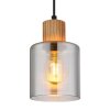 Aleidis Suspension Luminaires Globo Lighting Brun foncé, Noir, 1 lumière
