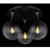 Dalton Plafonnier Luminaires Globo Lighting Noir, 3 lumières