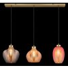 Jessica Suspension Luminaires Globo Lighting Or, 3 lumières
