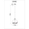 Jessica Suspension Luminaires Globo Lighting Or, 1 lumière