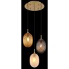 Devin Suspension Luminaires Globo Lighting Or, 3 lumières