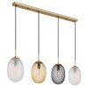 Devin Suspension Luminaires Globo Lighting Or, 4 lumières
