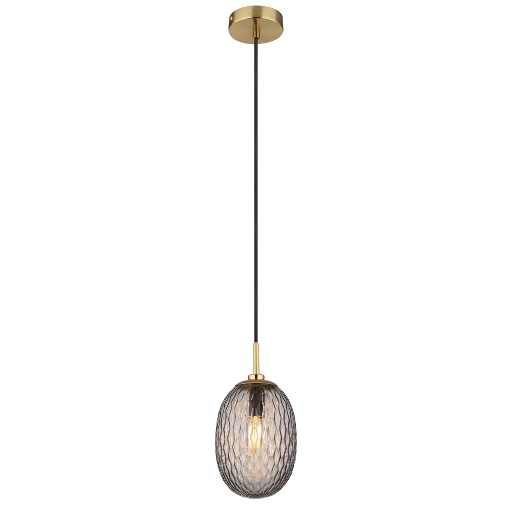 Devin Suspension Luminaires Globo Lighting Or, 1 lumière main product photo