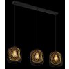 Dichti Suspension Luminaires Globo Lighting Noir, 3 lumières