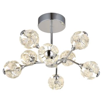 Virina Plafonnier Luminaires Globo Lighting LED Chrome, 1 lumière