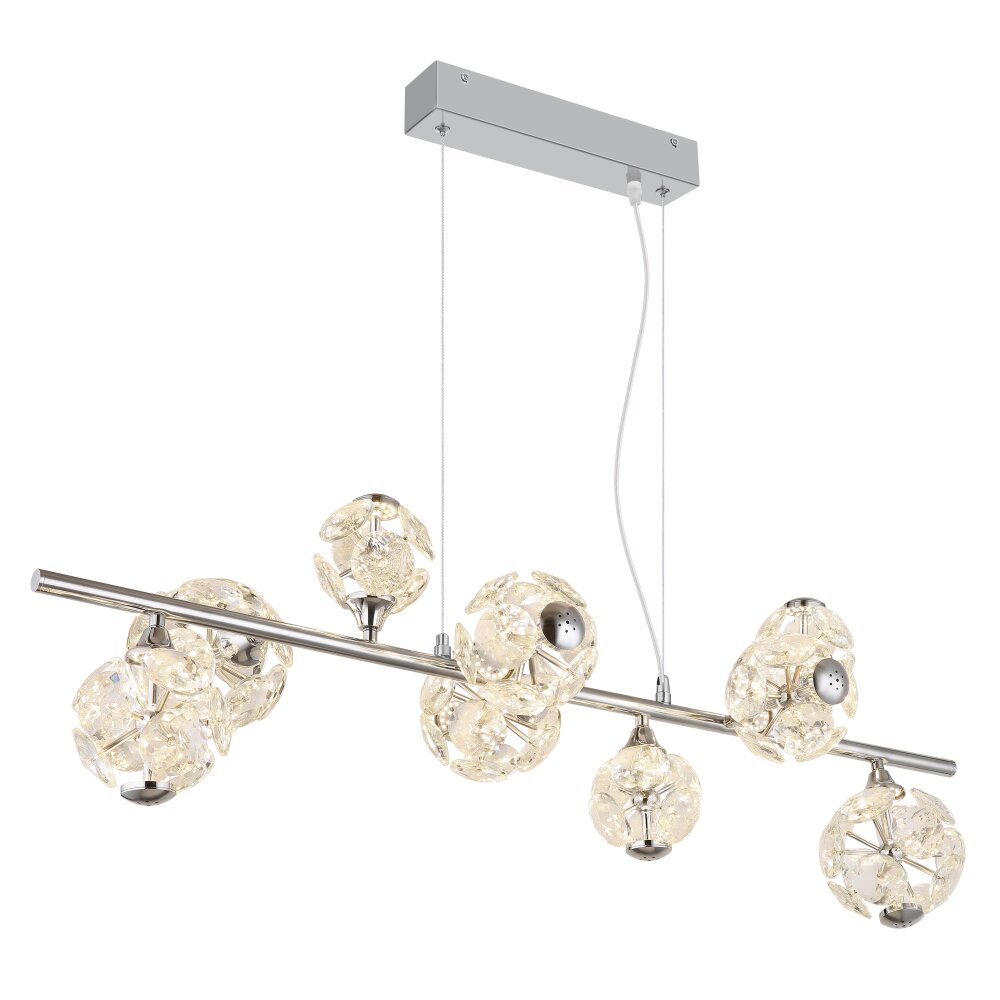 Virina Suspension Luminaires Globo Lighting LED Chrome, 1 lumière main product photo