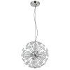 Virina Suspension Luminaires Globo Lighting LED Chrome, 1 lumière