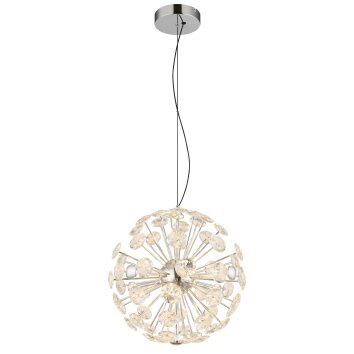 Virina Suspension Luminaires Globo Lighting LED Chrome, 1 lumière