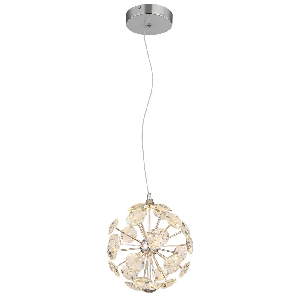 Virina Suspension Luminaires Globo Lighting LED Chrome, 1 lumière main product photo