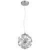 Virina Suspension Luminaires Globo Lighting LED Chrome, 1 lumière