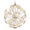 Virina Suspension Luminaires Globo Lighting LED Chrome, 1 lumière