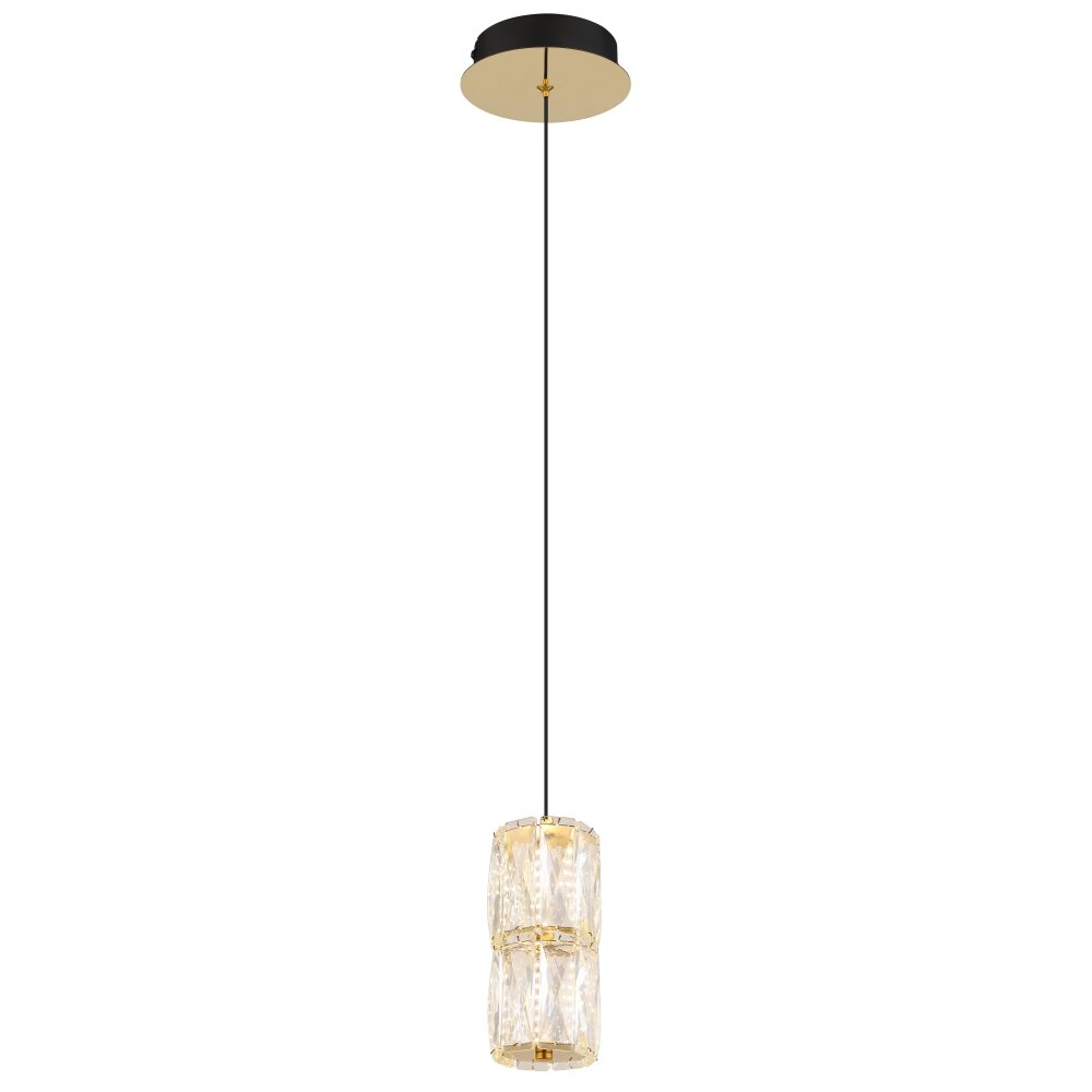 Stefanie Suspension Luminaires Globo Lighting LED Or, Noir, 1 lumière main product photo