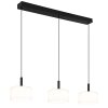 Trenton Suspension Luminaires Globo Lighting LED Noir, 1 lumière