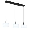 Trenton Suspension Luminaires Globo Lighting LED Noir, 1 lumière
