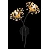 Fiore Applique murale Luminaires Globo Lighting Noir, 2 lumières