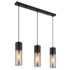 Annika Suspension Luminaires Globo Lighting Noir, 3 lumières