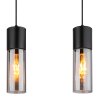 Annika Suspension Luminaires Globo Lighting Noir, 3 lumières