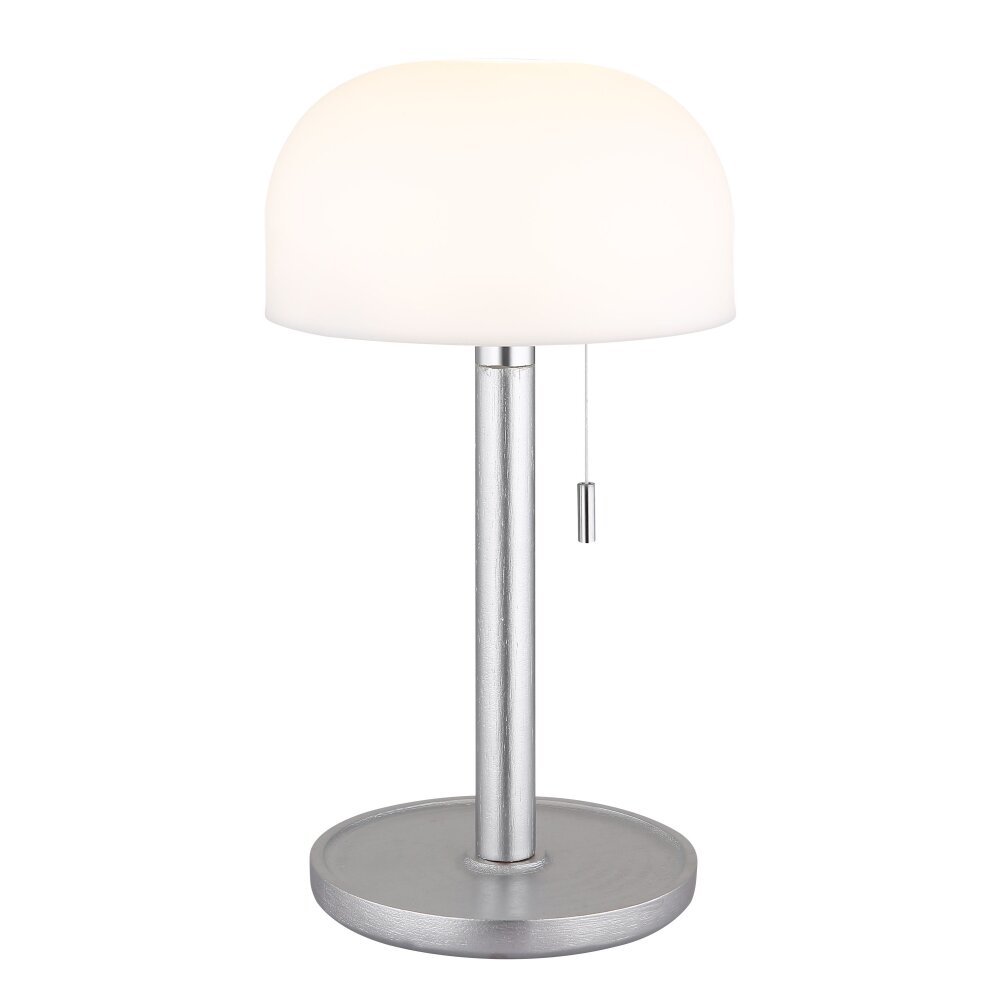 Style champignon Norman Lampe à poser Luminaires Globo Lighting LED Argenté, 1 lumière main product photo