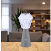 Polimi Lampe à poser Luminaires Globo Lighting LED Argenté, 1 lumière, Changeur de couleurs